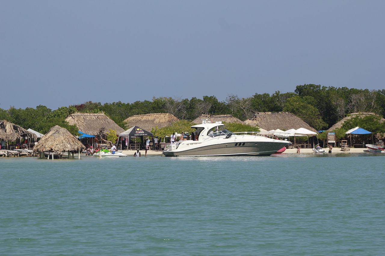 tourism beach colombia free photo