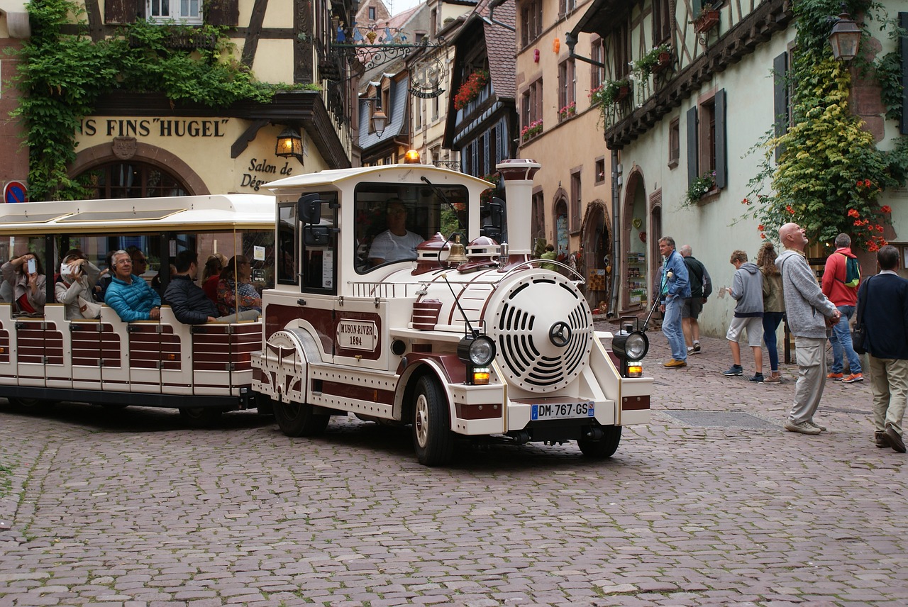 tourist train alsace france free photo