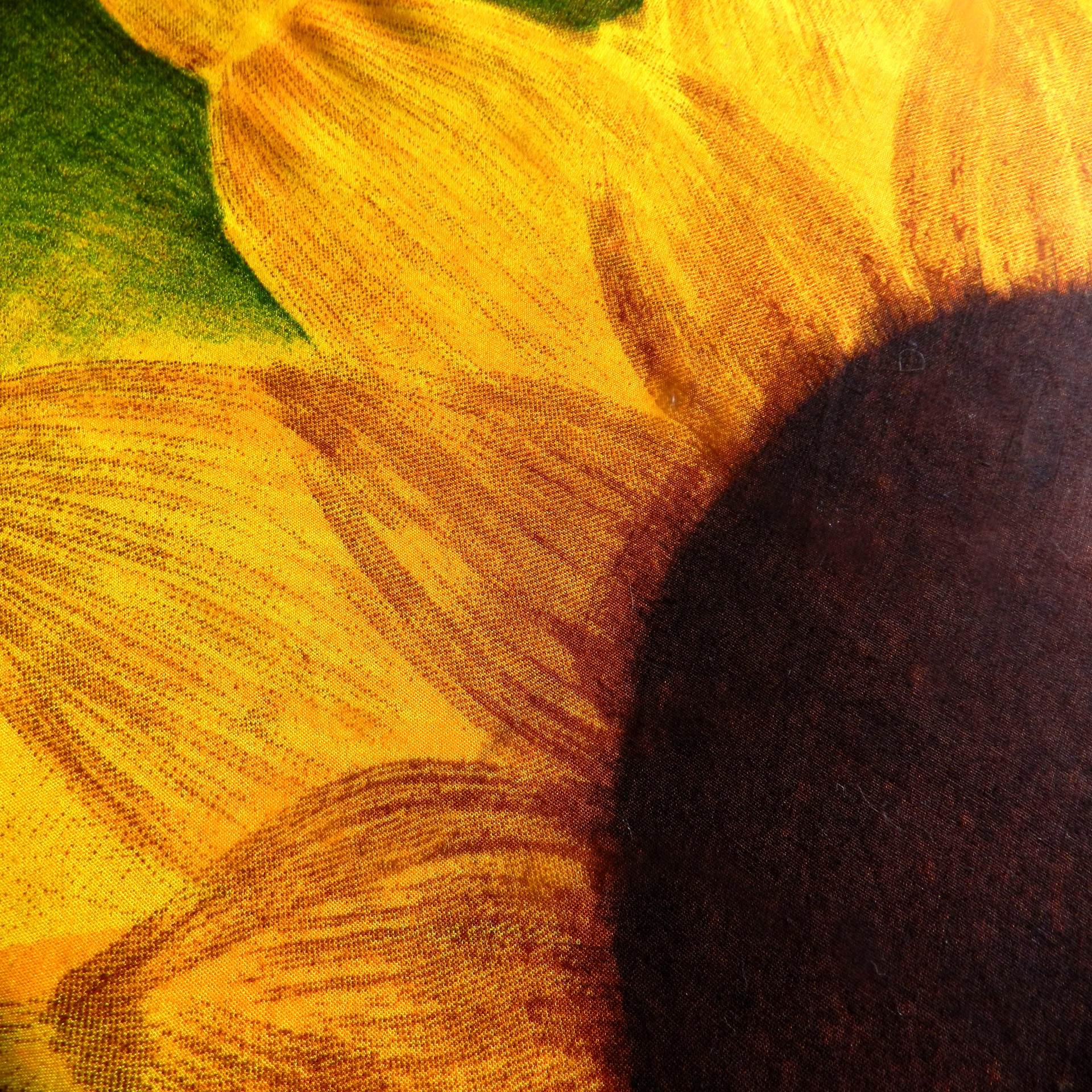 background fabric sunflower free photo