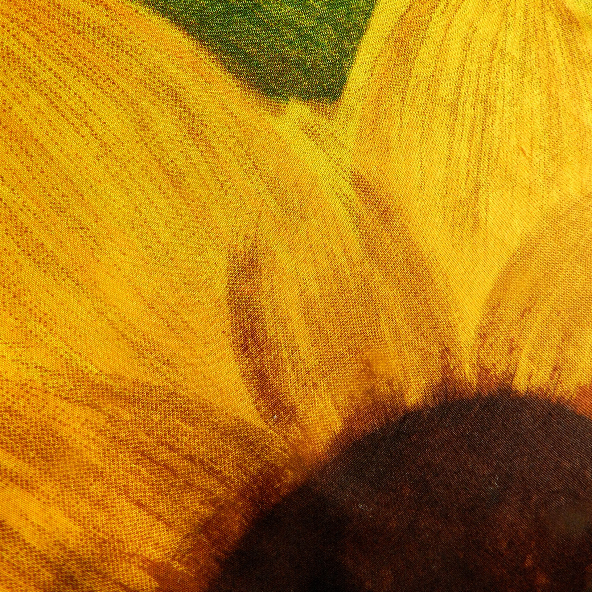 background fabric sunflower free photo