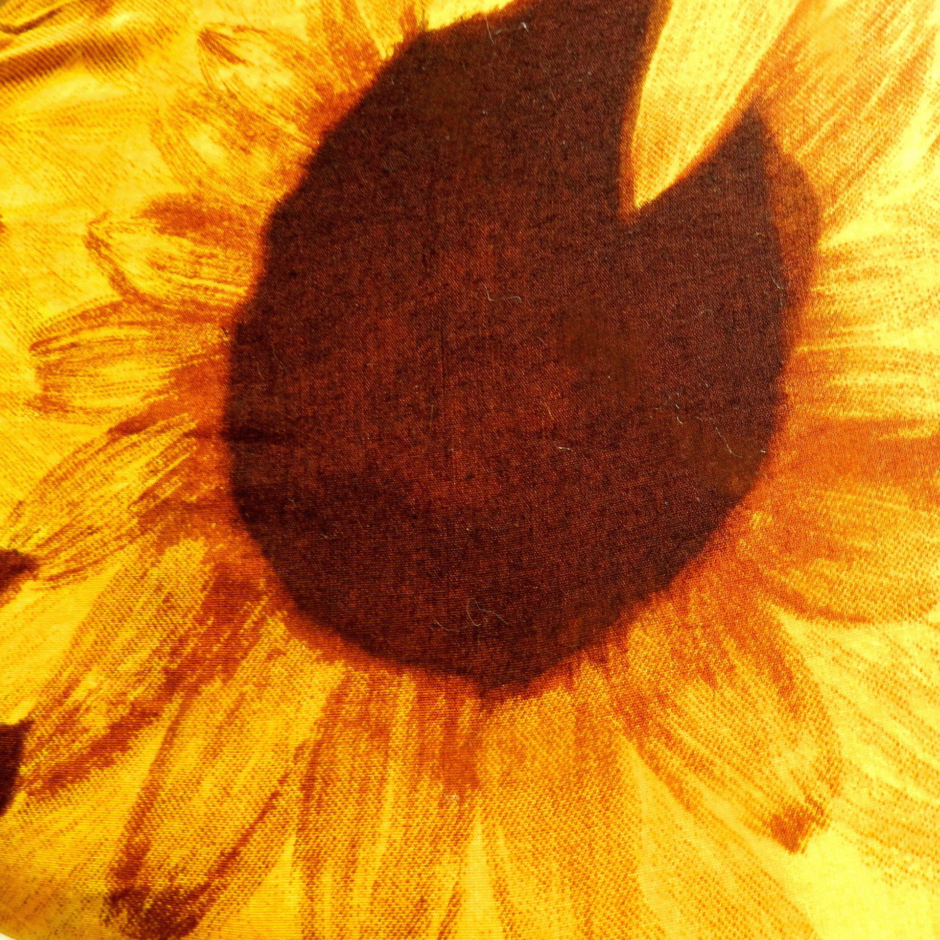 background fabric sunflower free photo