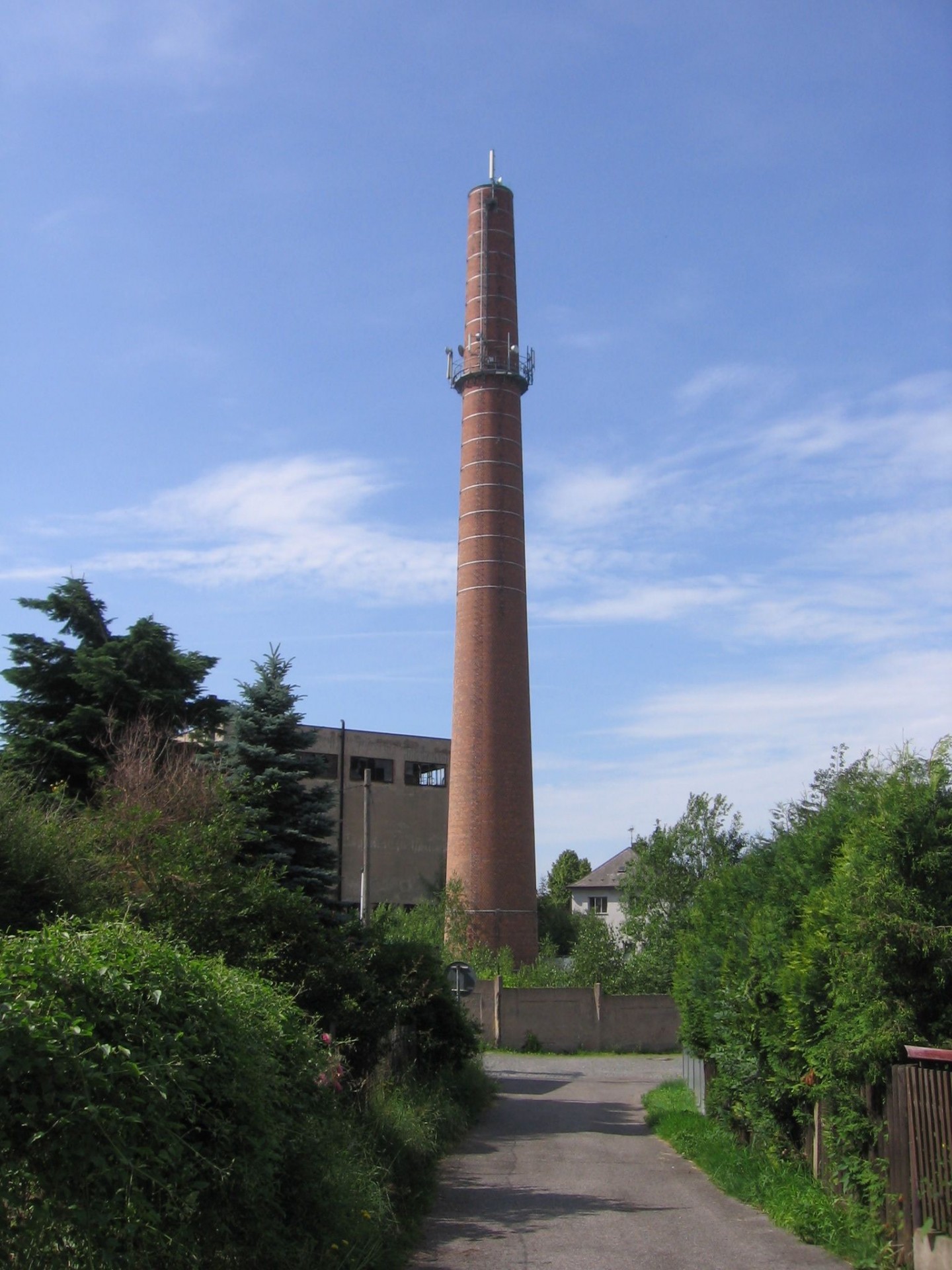 chimney bricks factory free photo
