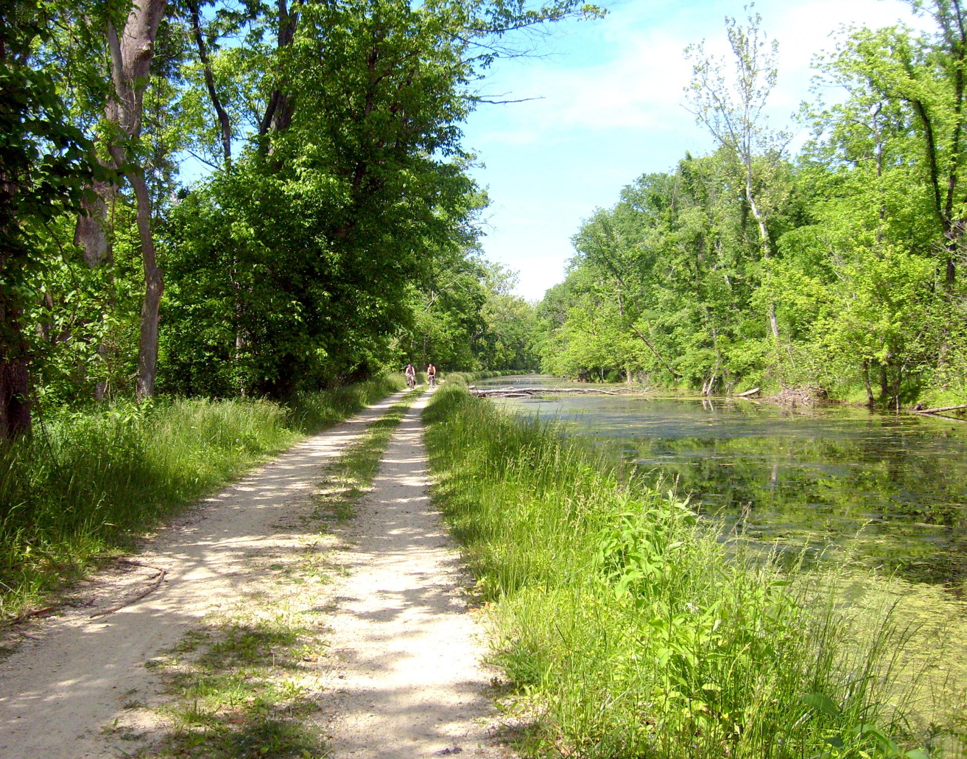 landscape tow path c&o canal free photo