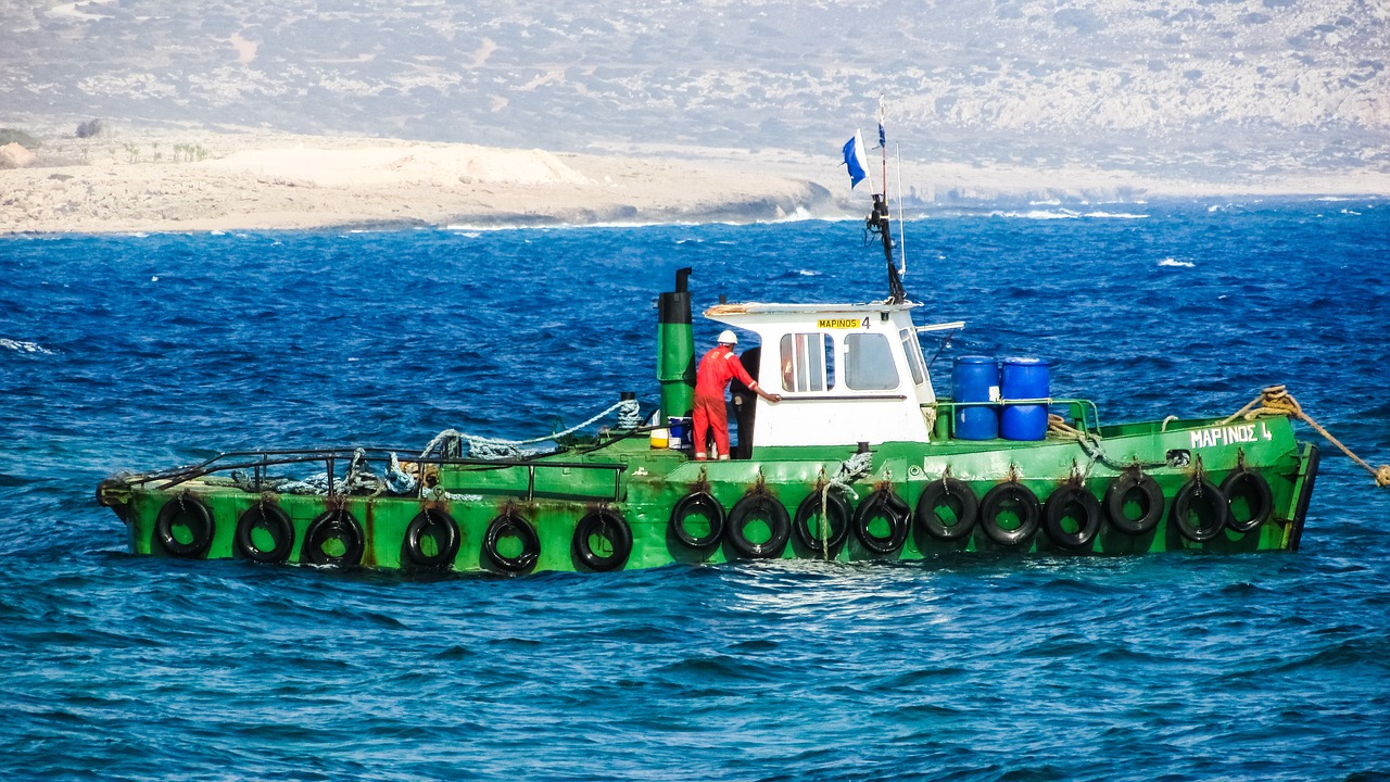 towboat sea tugboat free photo