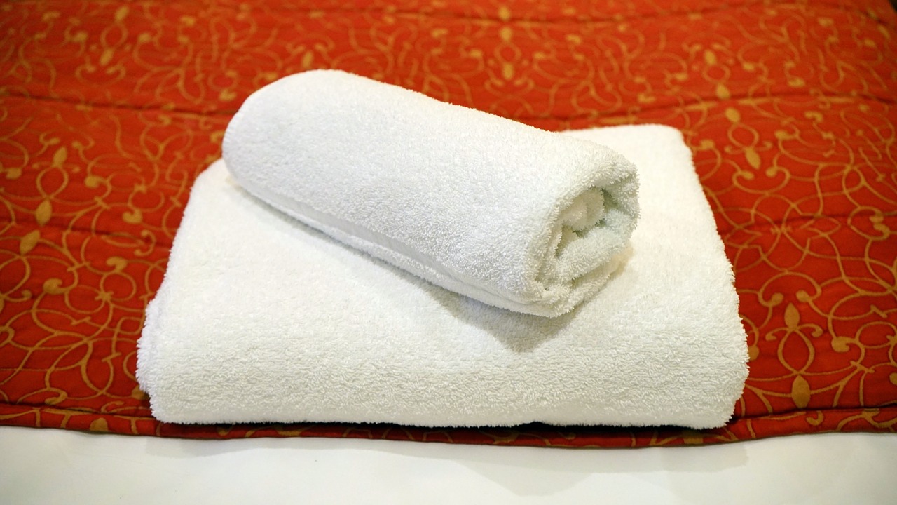 towel white luxury free photo