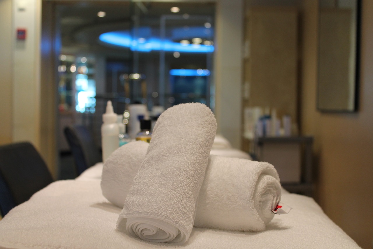 towels beauty room therapy room free photo