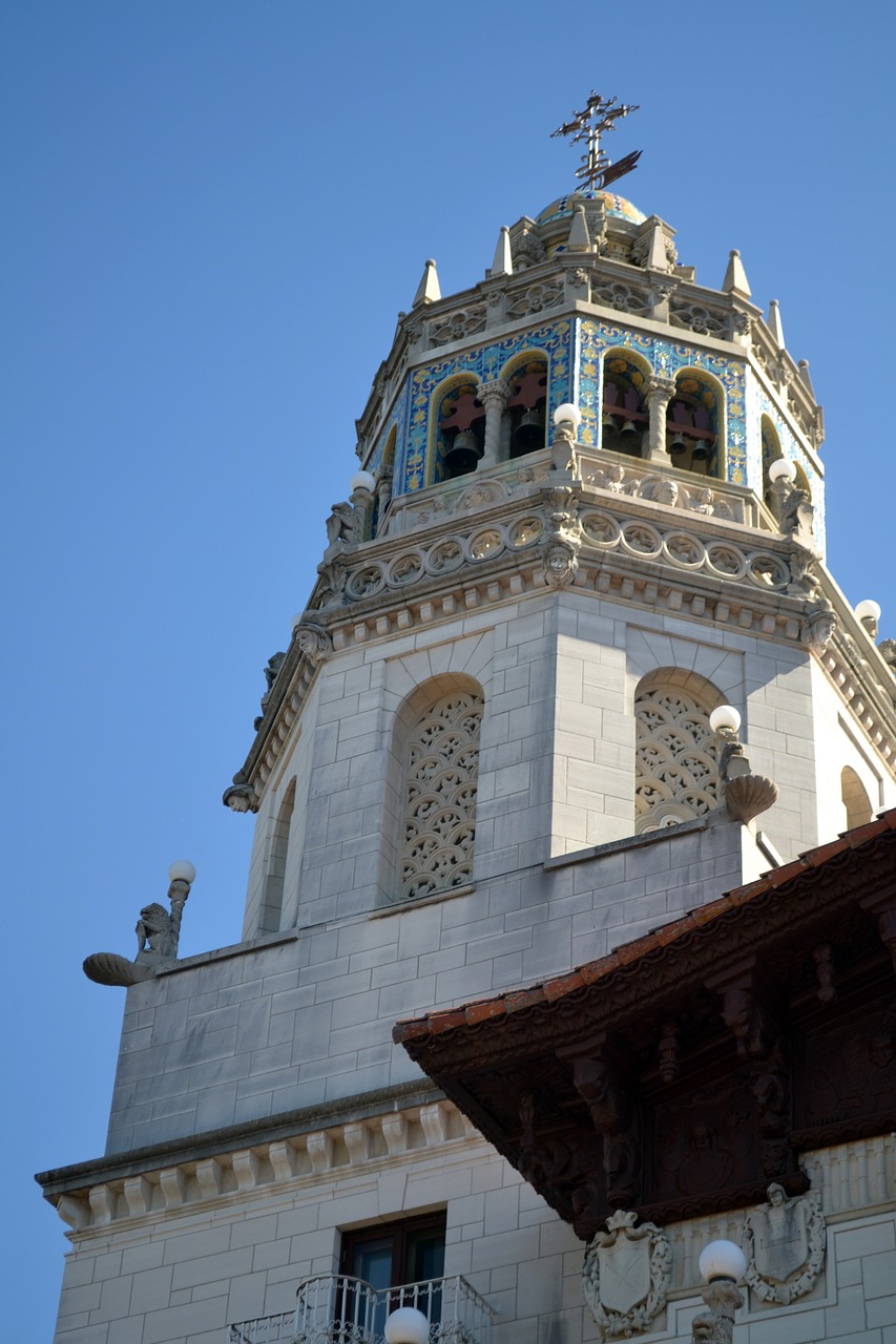 tower hearst castle castle free photo