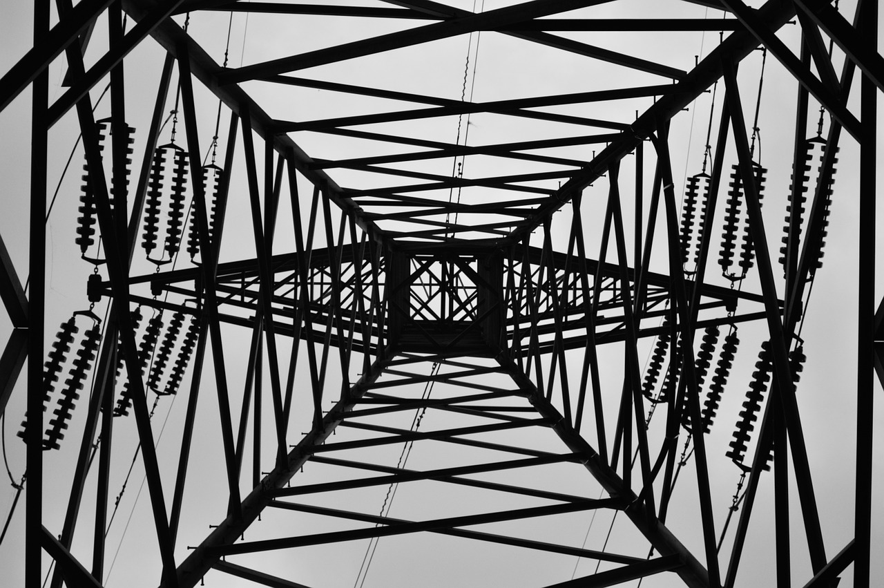 tower electricity sky free photo