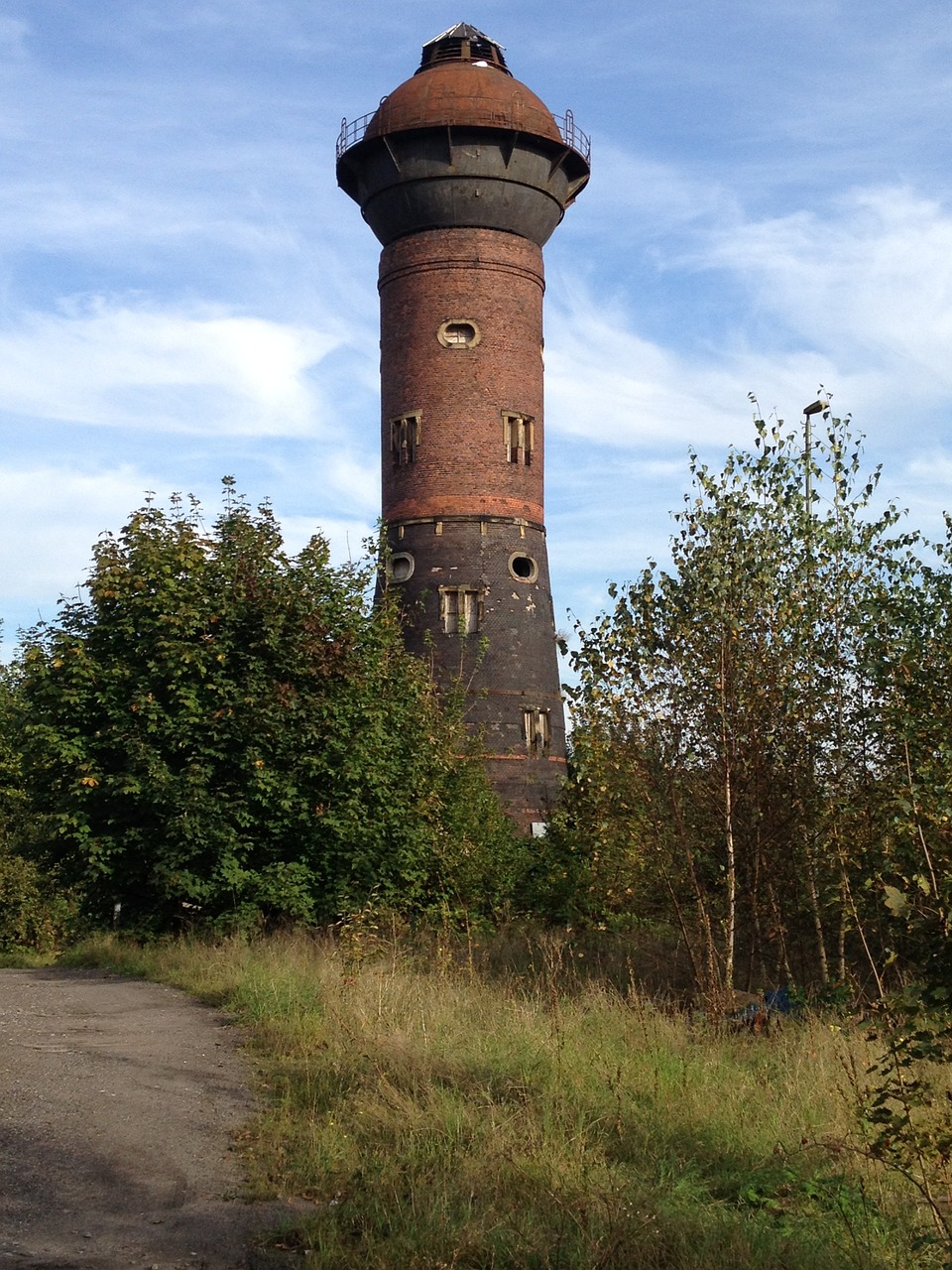 water tower landscape landmark free photo