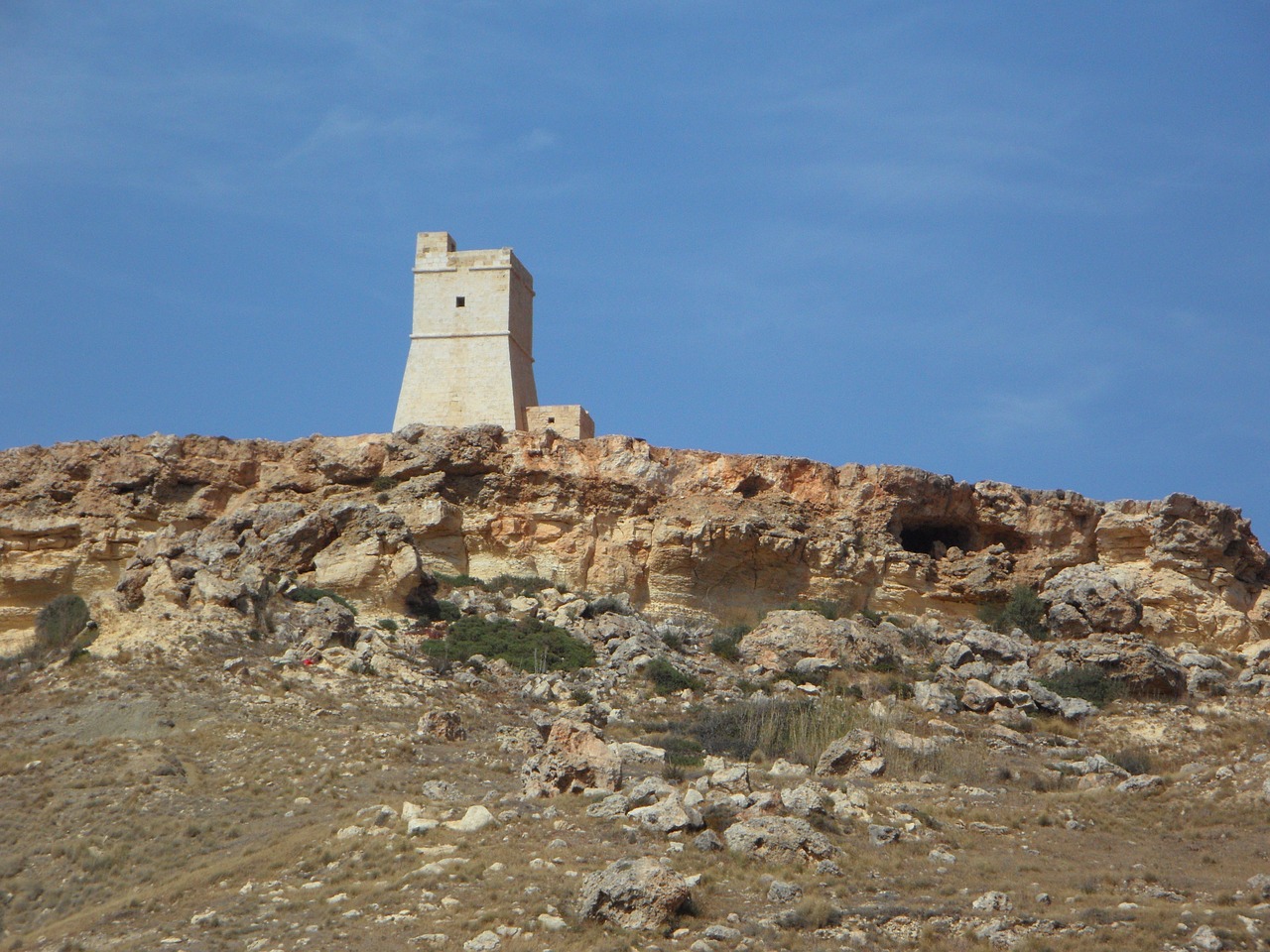 tower watchtower cliffs free photo
