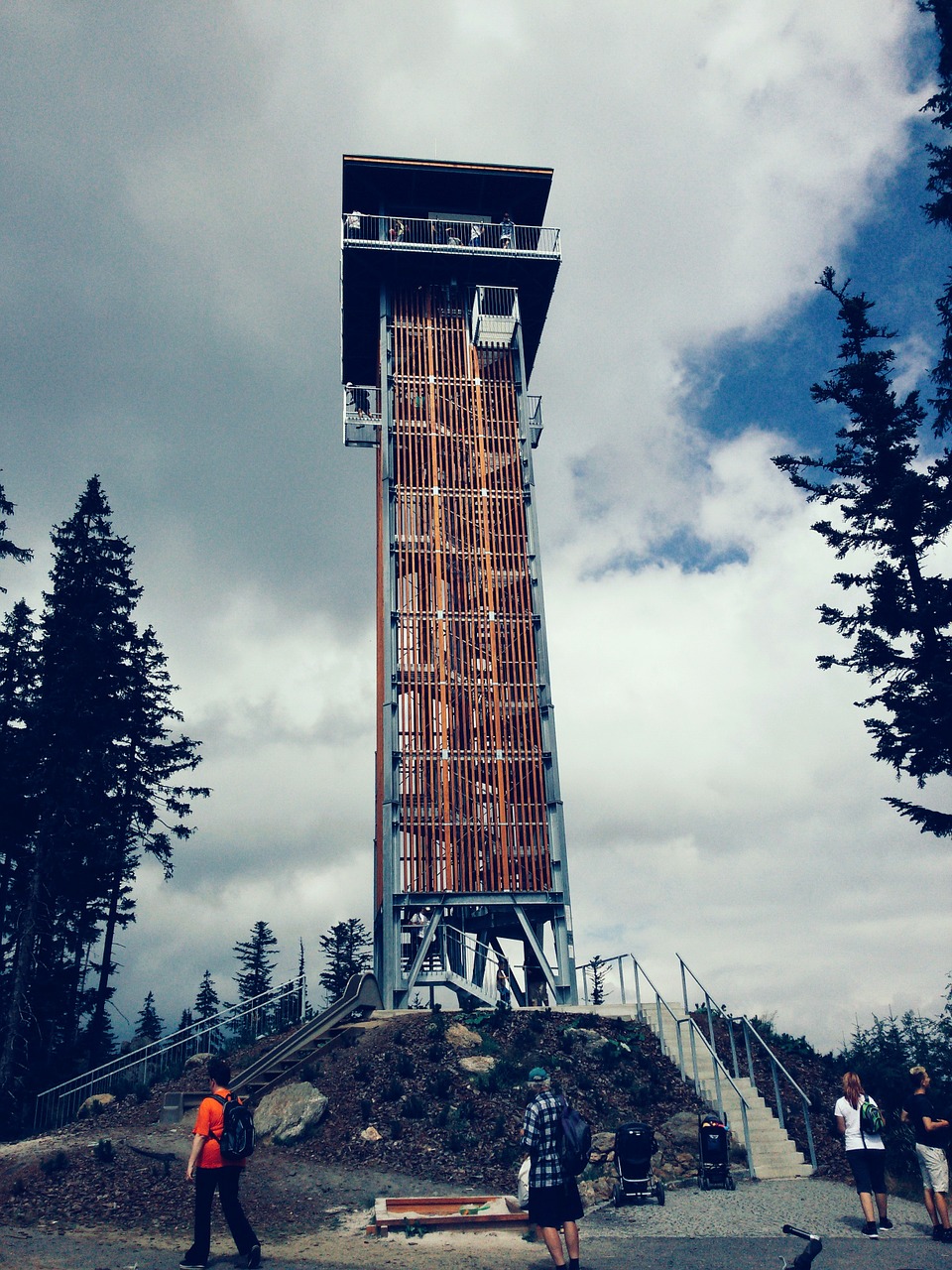 tower lookout summer free photo