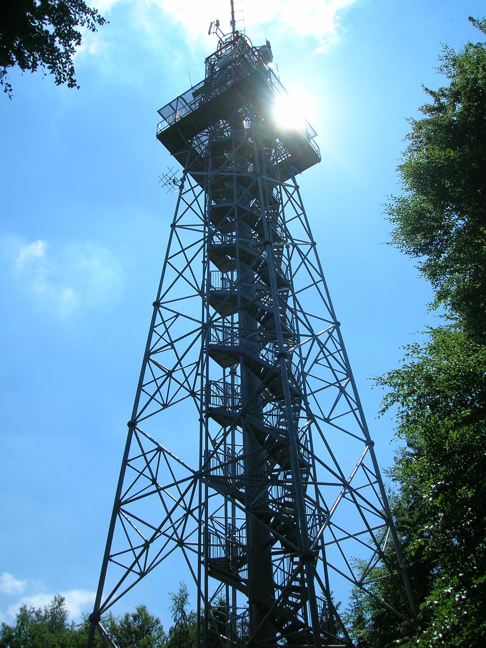 tower lookout transmitter free photo