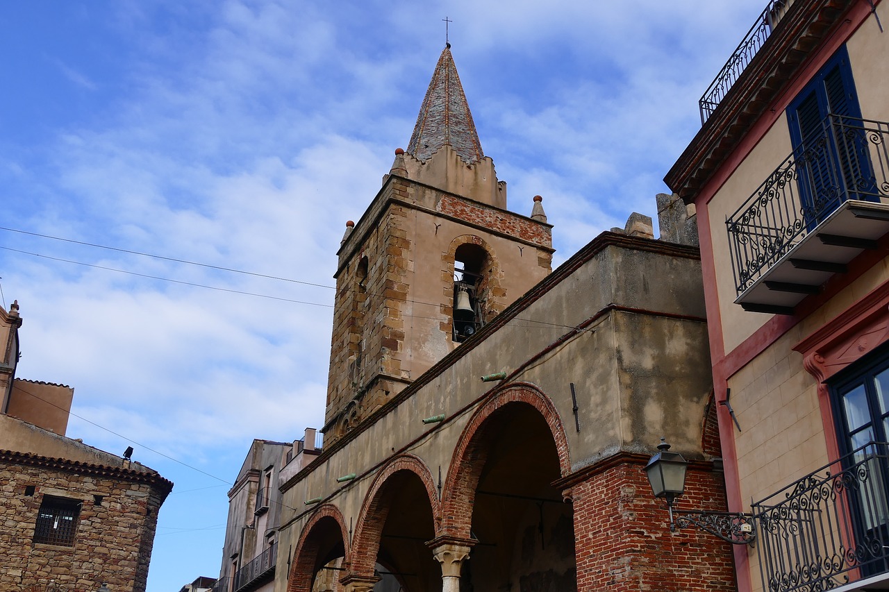 tower church sicily free photo