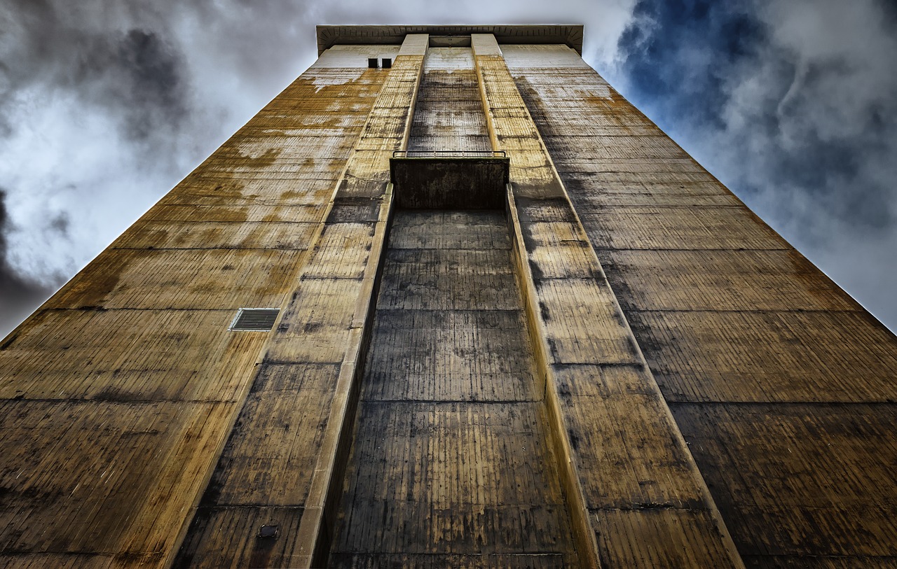 tower factory headframe free photo