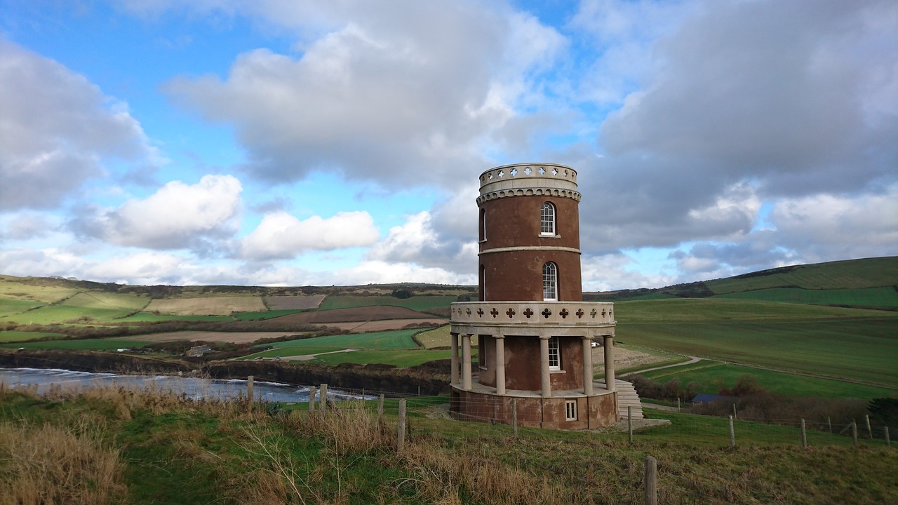 tower coast hill free photo