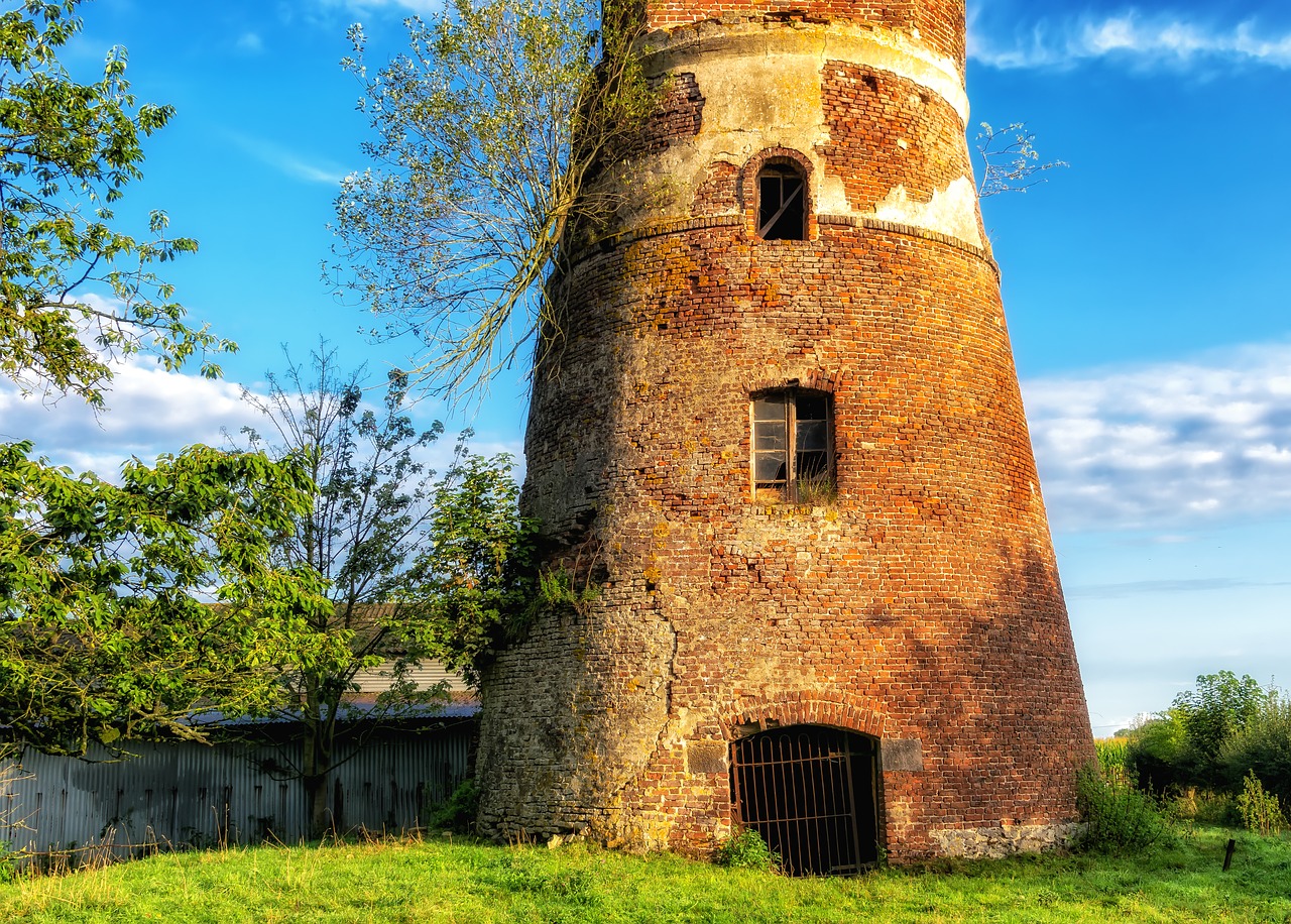 tower lost place mill free photo