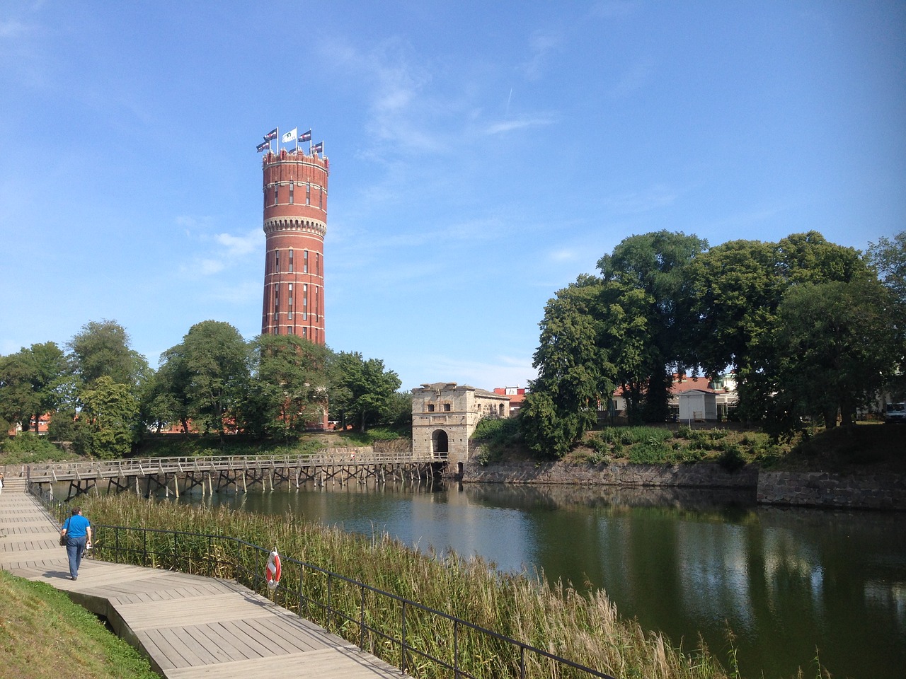 tower sweden river free photo