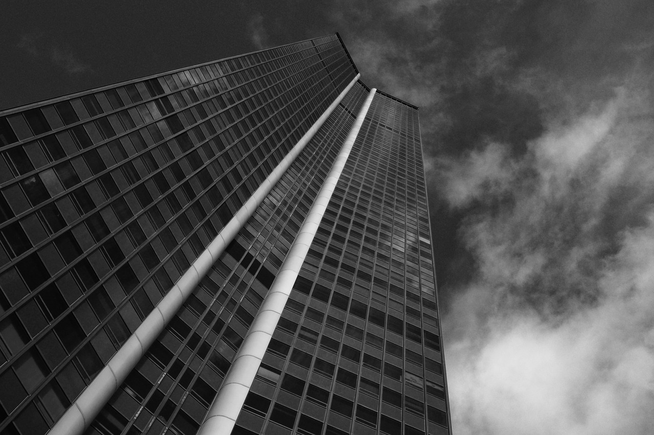 tower photo black white image free photo