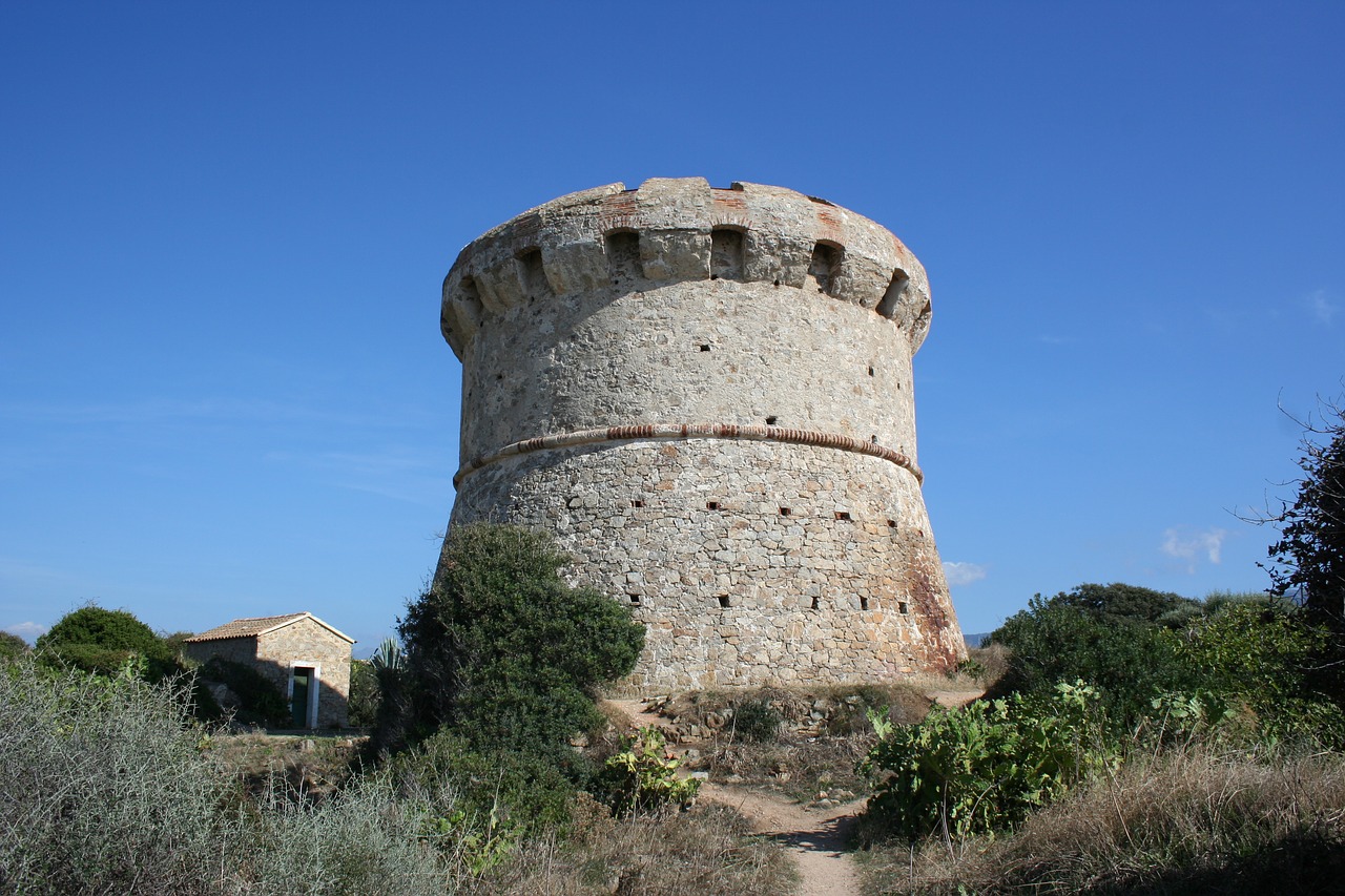 tower corsican maquis free photo