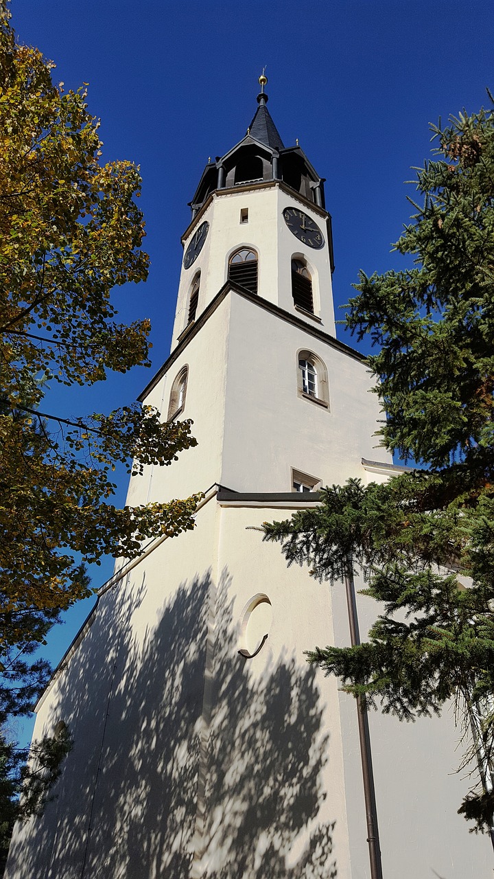 tower church clock free photo