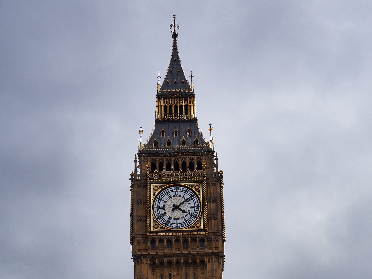 tower  london  clock free photo