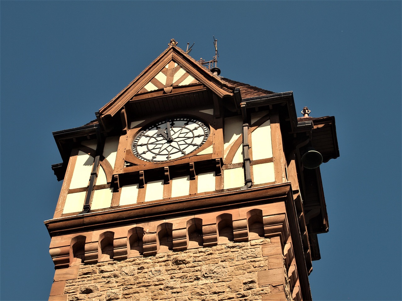 tower  clock  building free photo