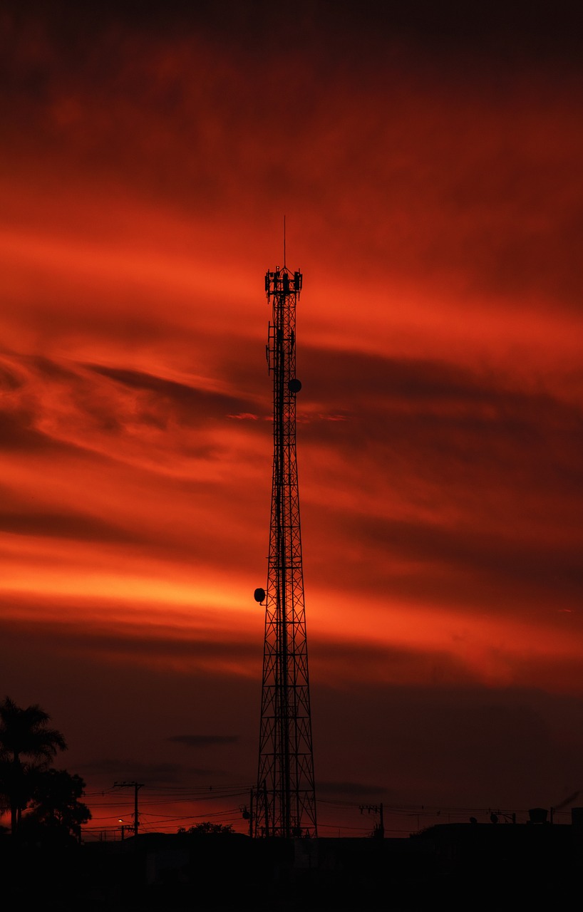 tower  silhouette  architecture free photo