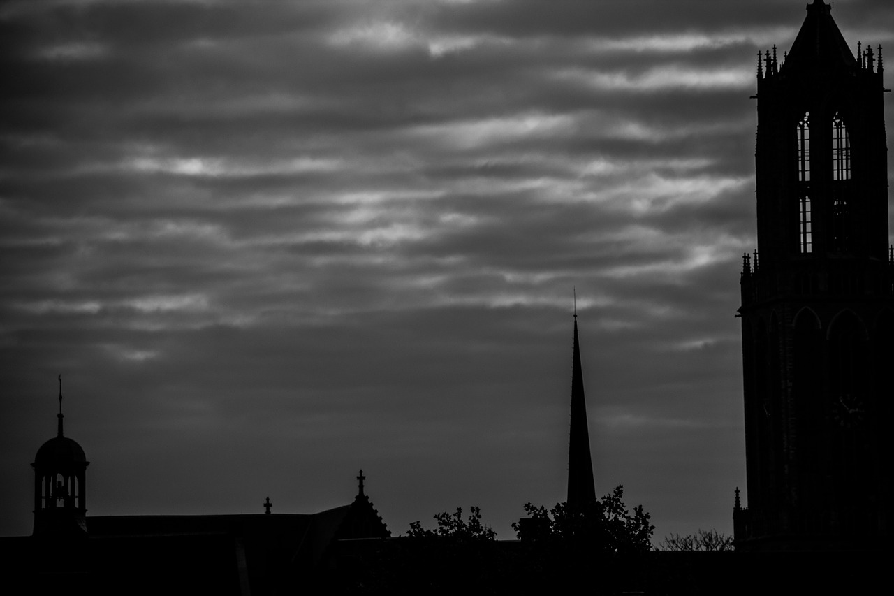 tower dark silhouette free photo