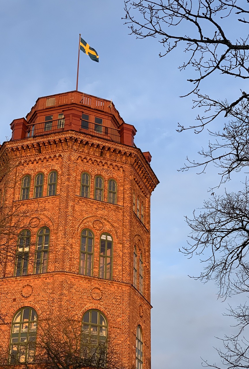 tower  sweden  city free photo