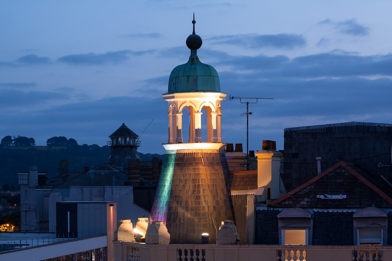 tower great copper roof free photo