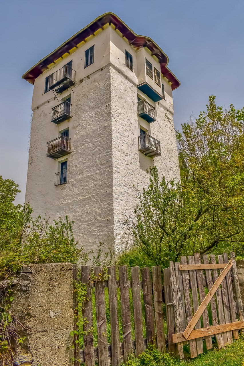 tower  house  architecture free photo
