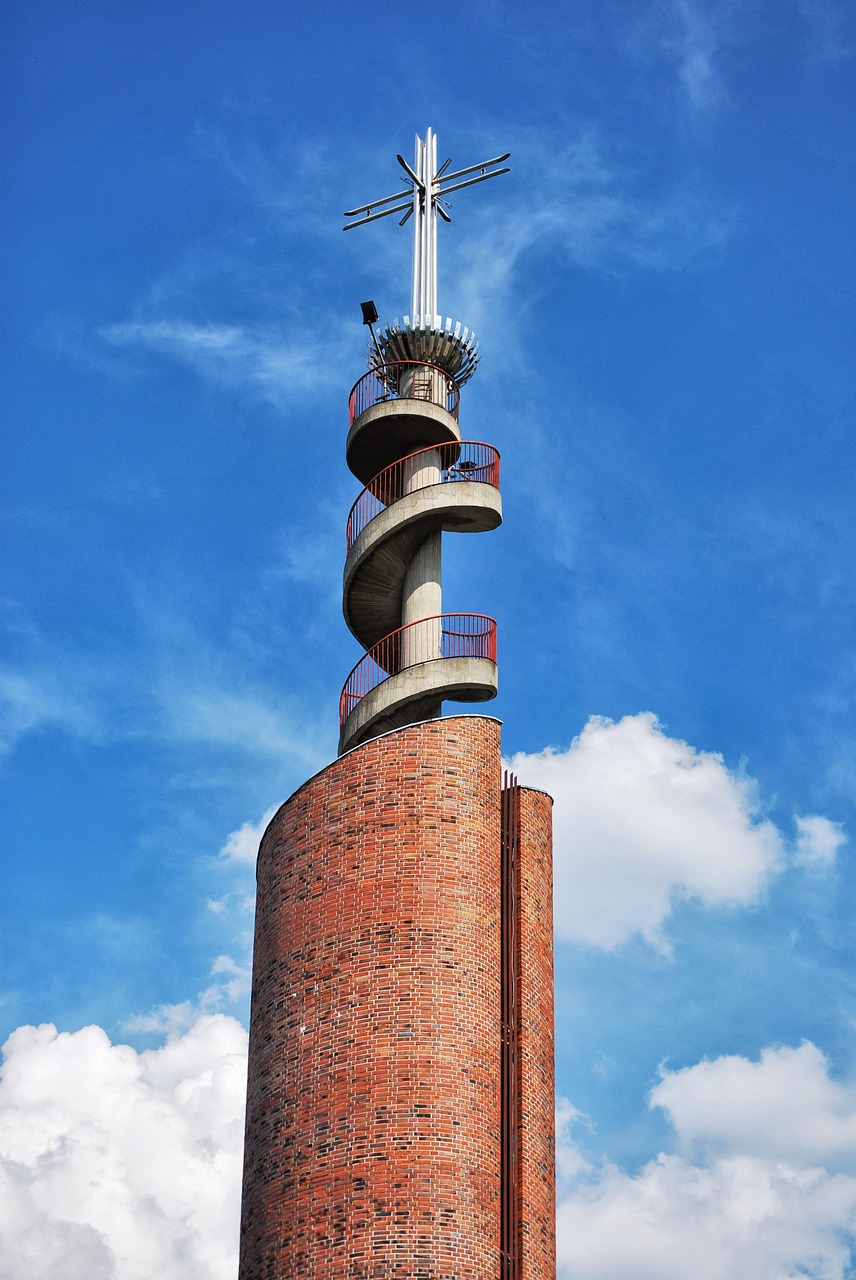 tower church cross free photo