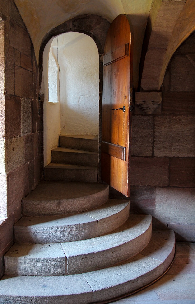 tower stairs stone stairs free photo