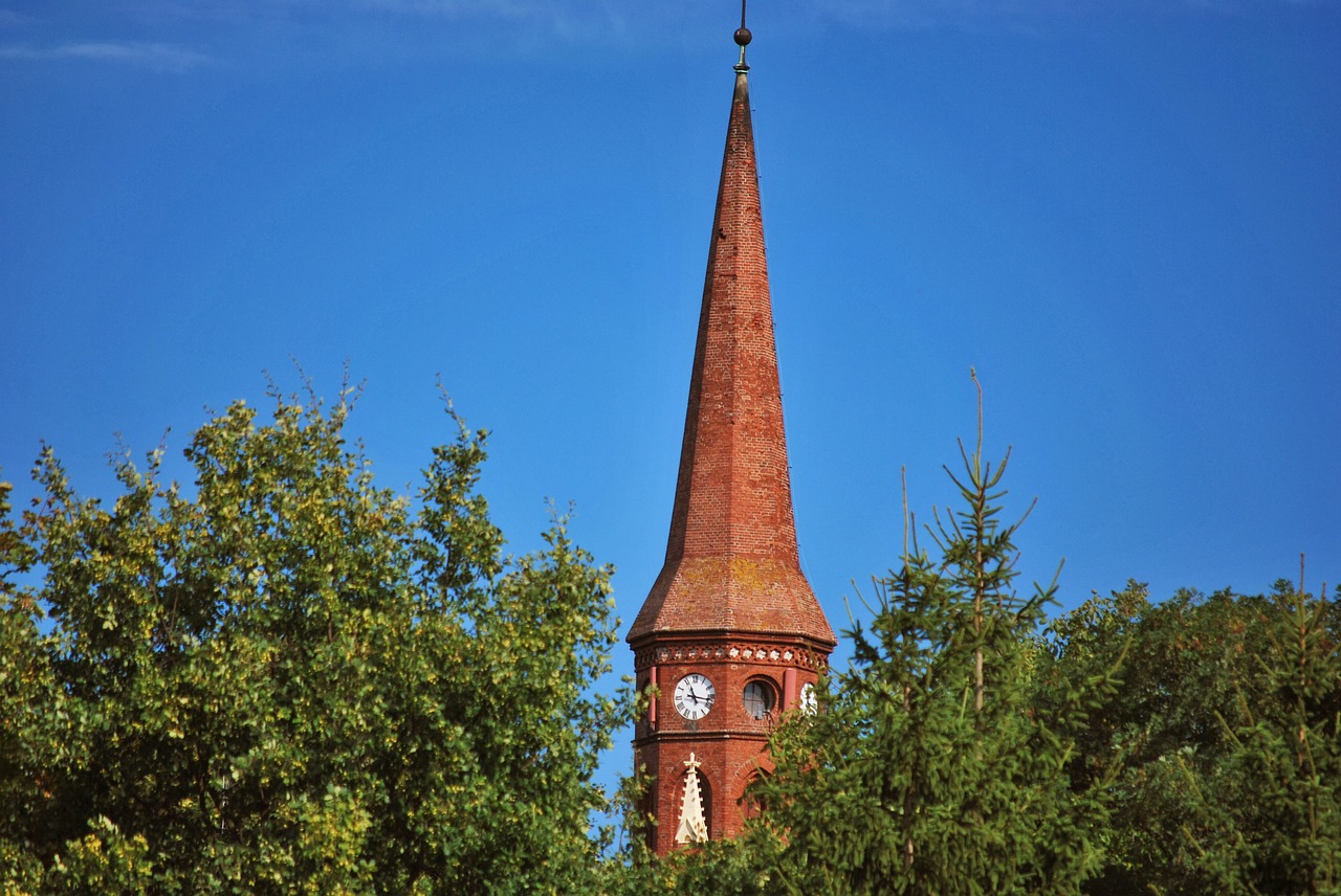 tower church brick free photo