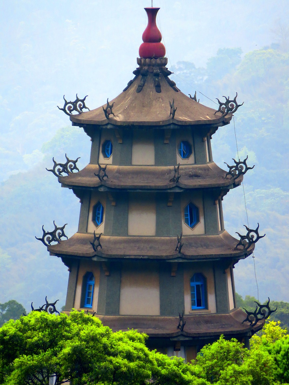 tower palace taoism free photo