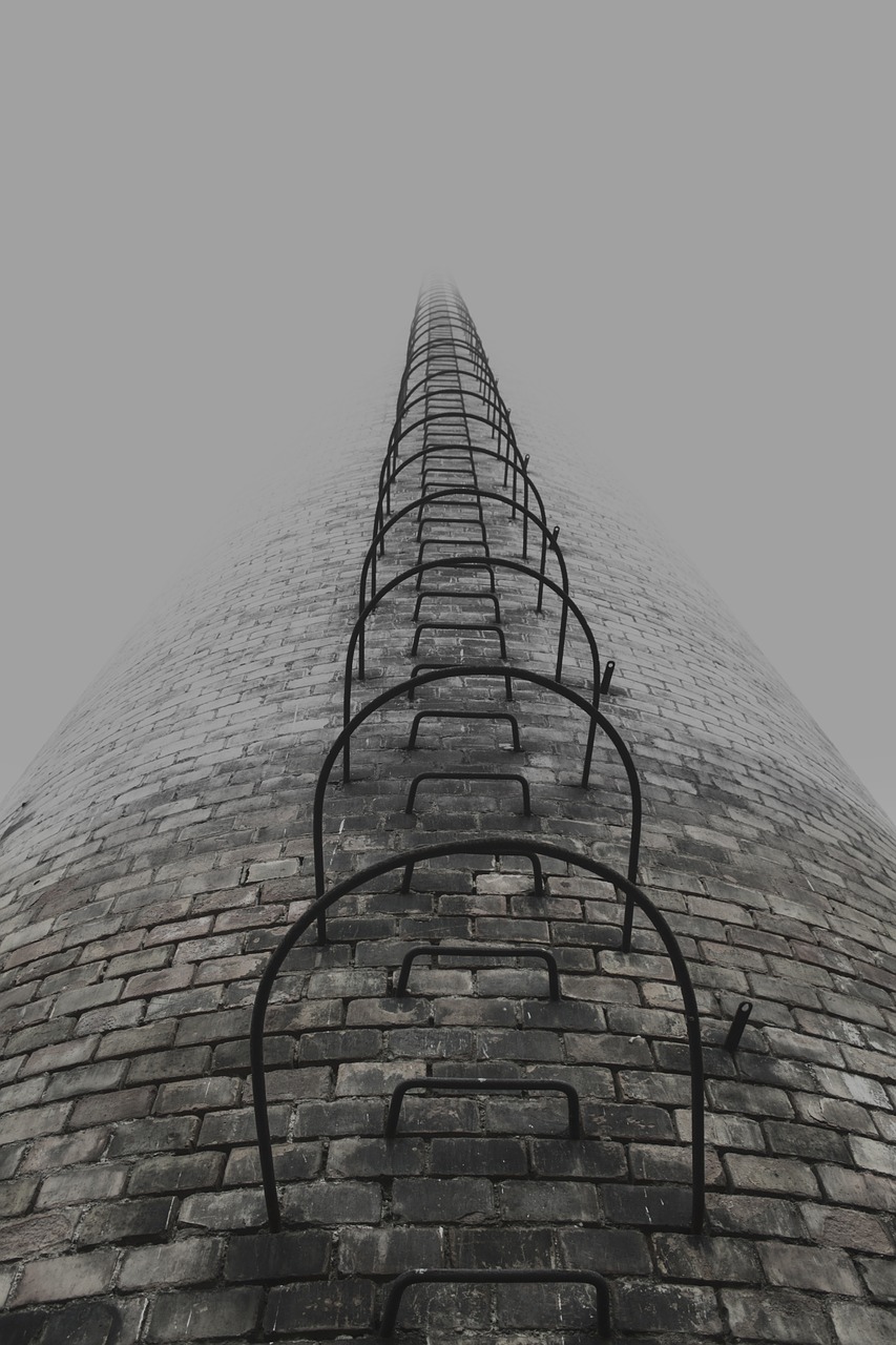 tower stairs fog free photo