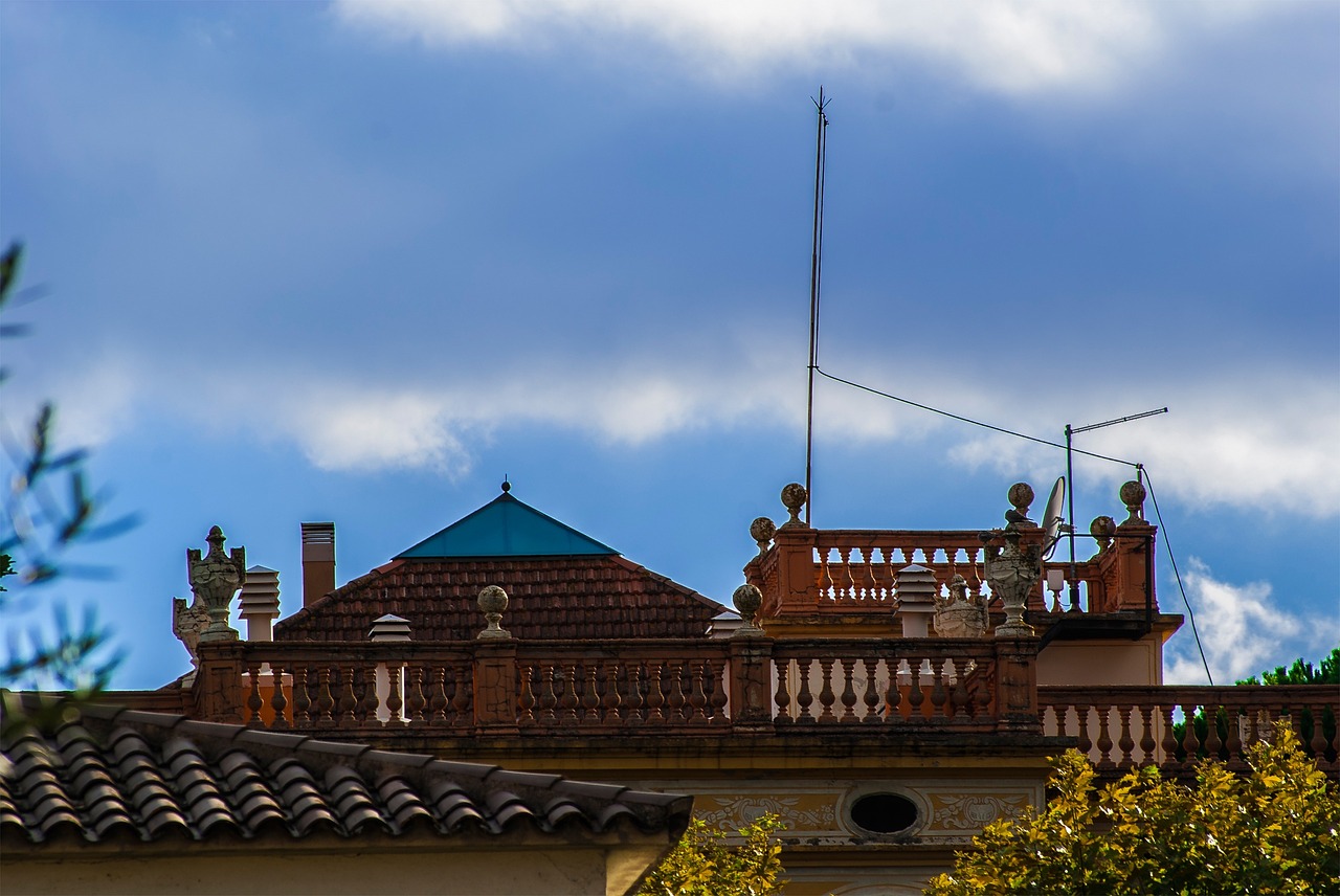 tower roof building free photo