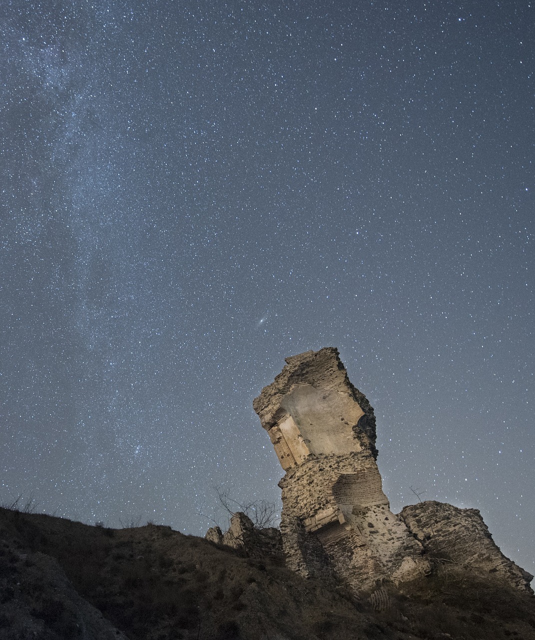 tower milky way sky free photo