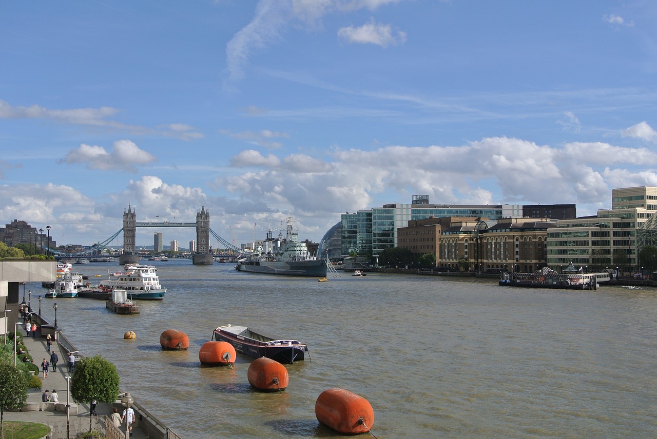 tower bridge thames london free photo