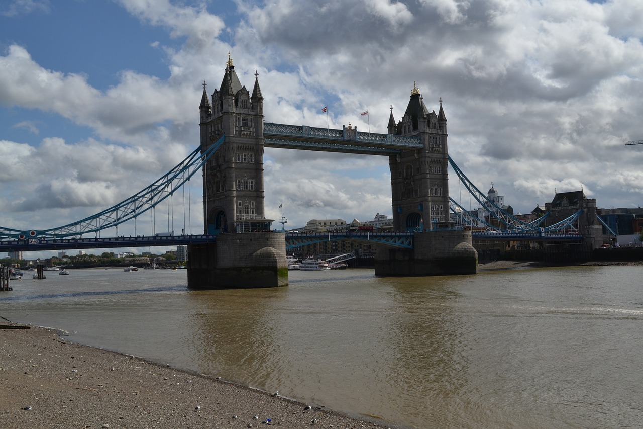 tower bridge river thames london free photo