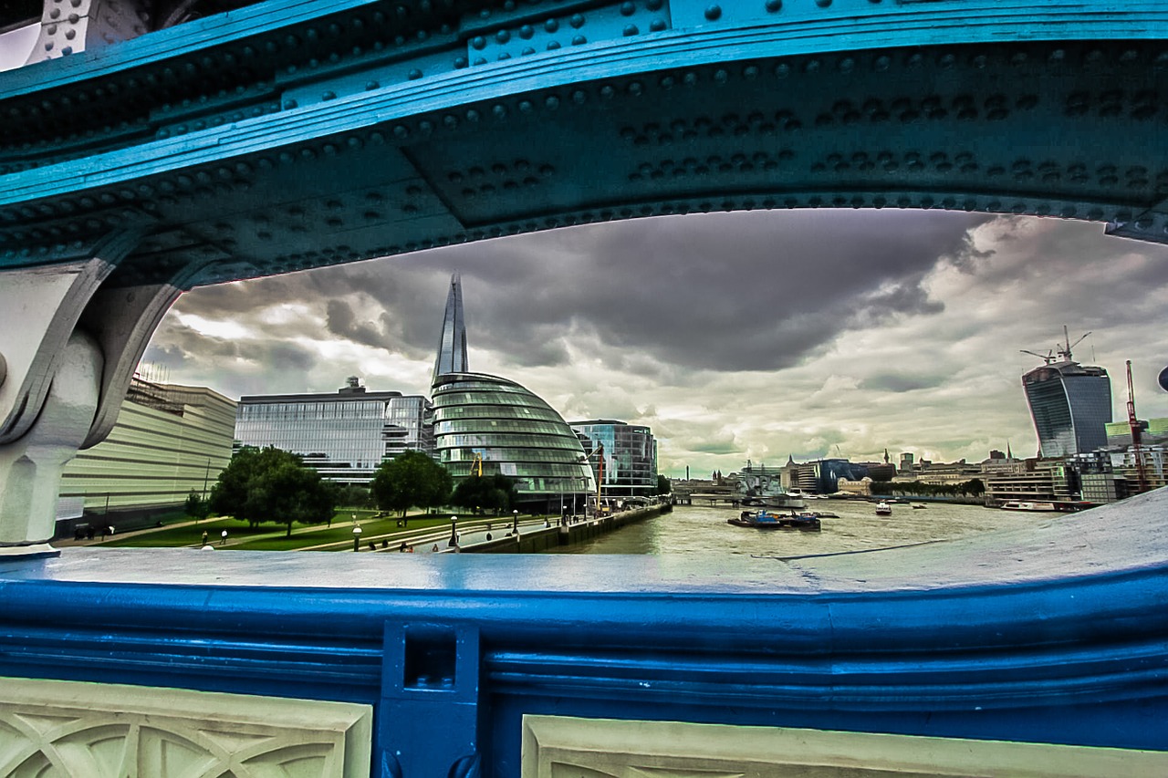 tower bridge london panorama free photo