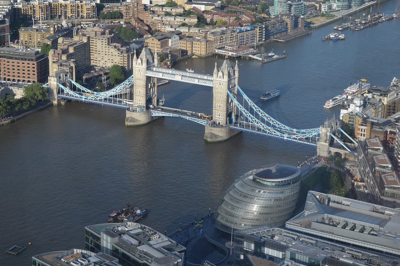 tower bridge london river free photo