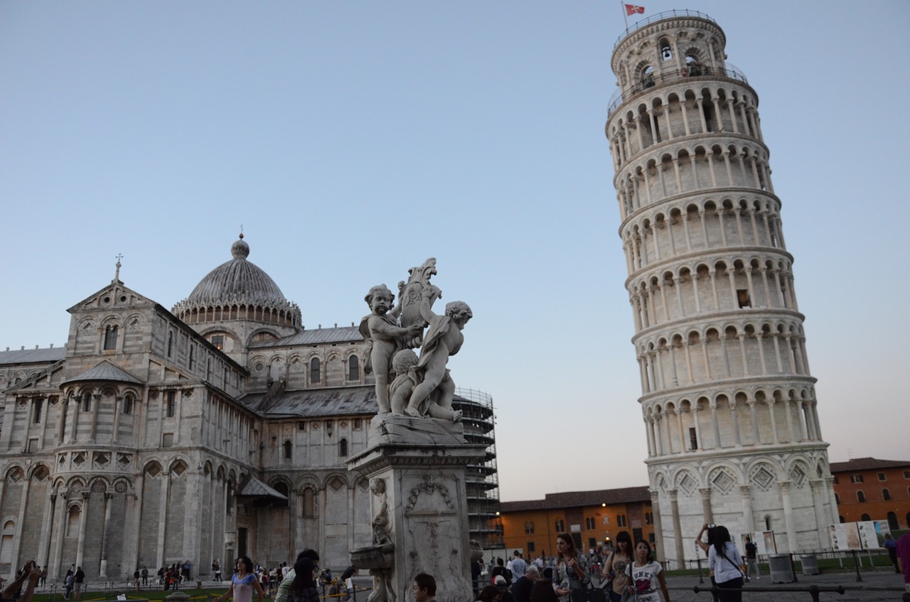 tower of pisa trip travel free photo