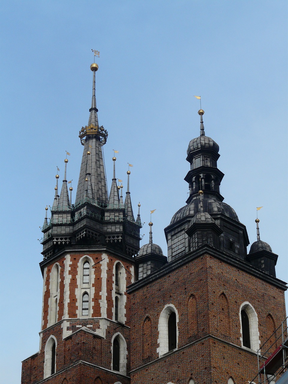 towers kraków poland free photo