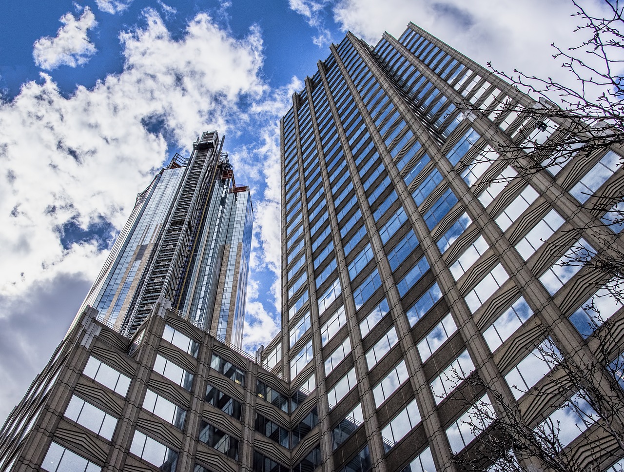 towers  buildings  city free photo