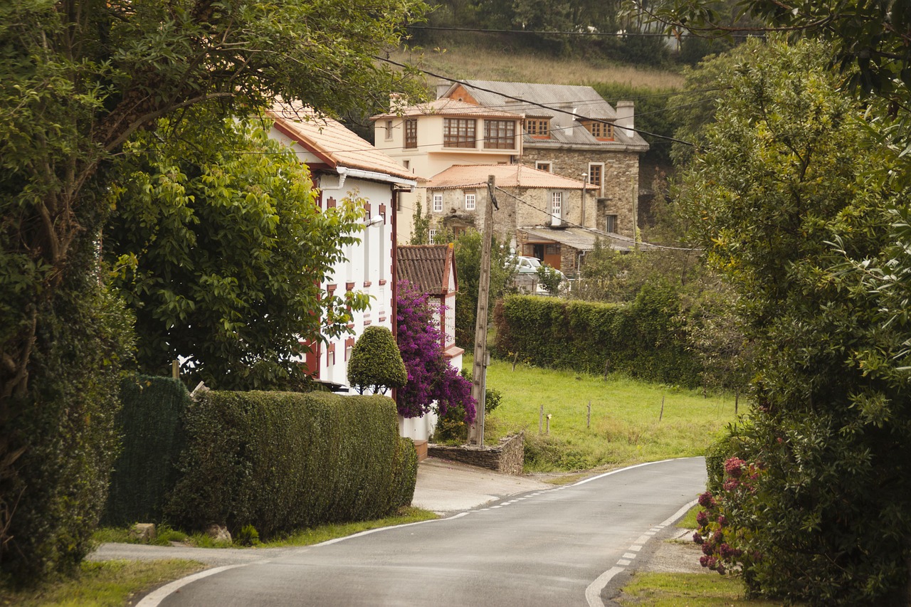 town galicia nature free photo