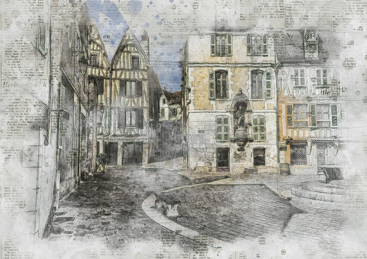 town  architecture  auxerre city free photo