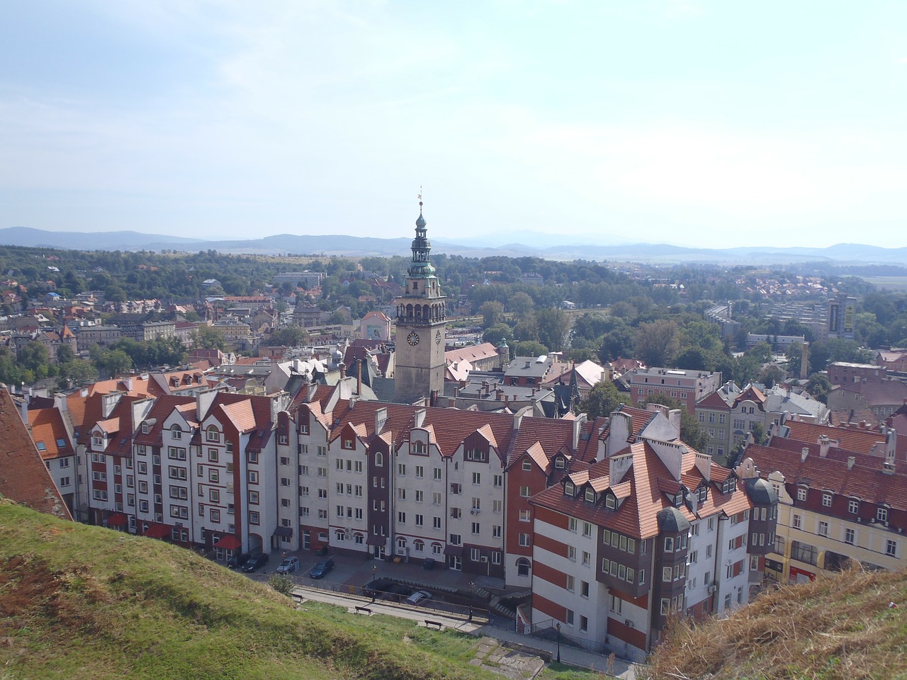 town top view city free photo