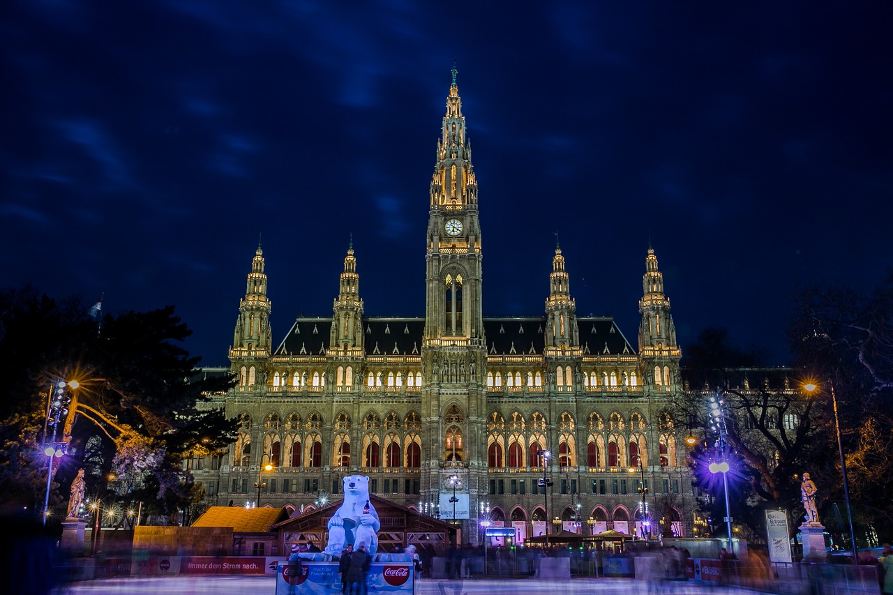 town hall vienna town hall square free photo