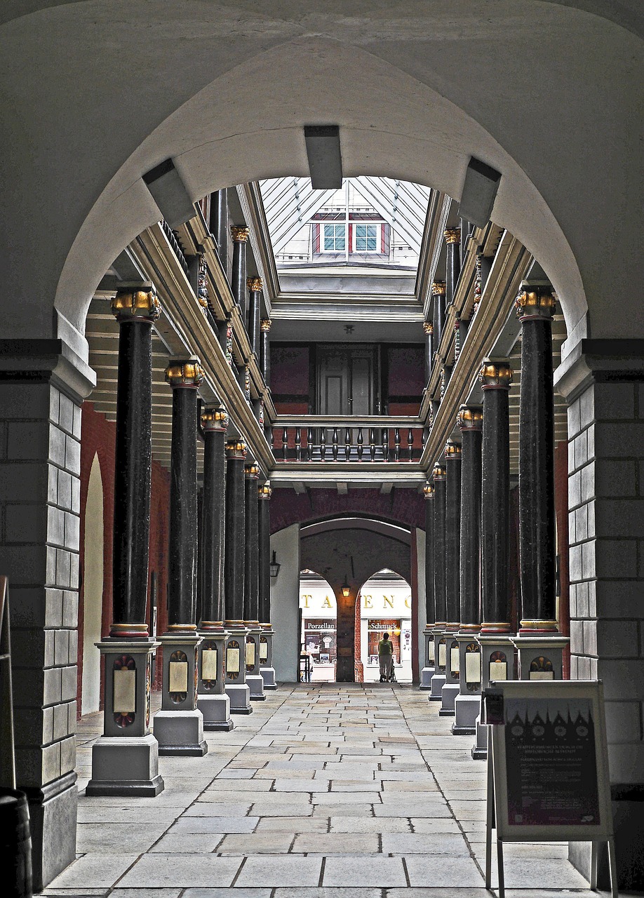 town hall stralsund binnenhof free photo